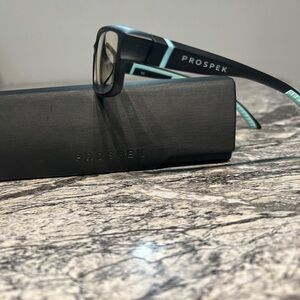 Prospek Black  and Blue ready to wear Glasses clear lens